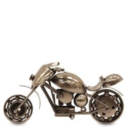 Decoratiune de metal motocicleta 11.5x21x8 cm