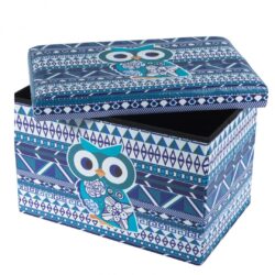 Taburet depozitare design Blue Owl
