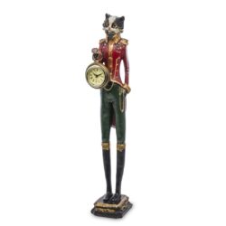 Figurina pisica cu ceas Rossana Collection