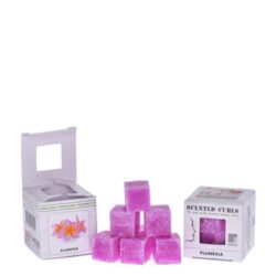 Pachet 8 cuburi ceara parfumata aroma Plumeria