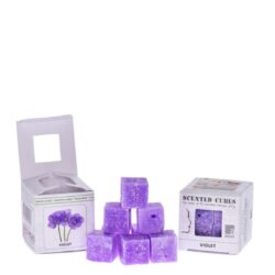 Pachet 8 cuburi ceara parfumata aroma Violete