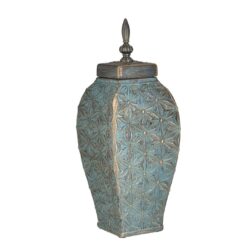 Vaza decorativa ceramica capac 14x39 cm