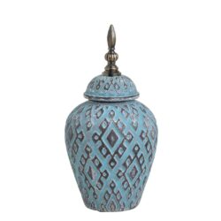 Vaza decorativa ceramica capac 16x30 cm