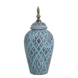 Vaza decorativa ceramica capac 16x36 cm