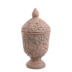 Vaza decorativa piatra capac 20x41 cm