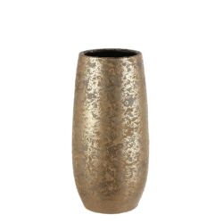 Vaza din ceramica Clemente auriu 35x17.5 cm