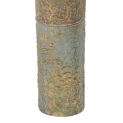 Vaza metalica auriu antichizat 14x71 cm2