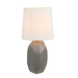 Lampa ceramica tufa gri maro QENNY TYPE 3 AT15556