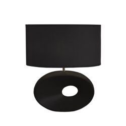 Lampa pe picior ceramica negru QENNY TYP 10 AT09115