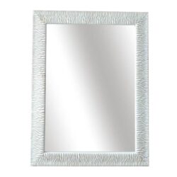 Oglinda de perete alb-auriu MALKIA TYP 14