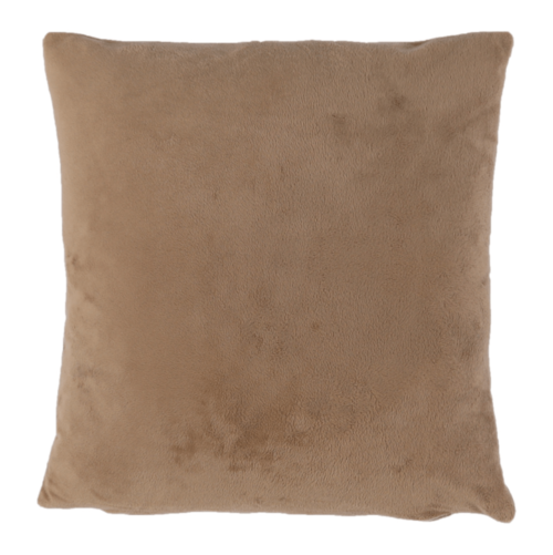 Perna material textil de catifea maro deschis 60x60 OLAJA TIPUL 4