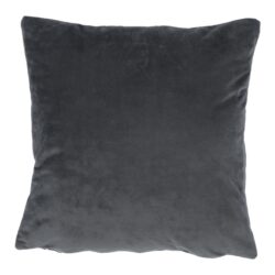 Perna material textil de catifea gri inchis 60x60 OLAJA TIPUL 8