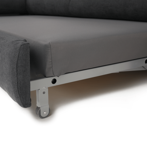 Canapea cu functie de reglare a adancimii sezutului gri model stanga COPER20