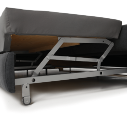 Canapea cu functie de reglare a adancimii sezutului gri model stanga COPER21