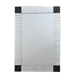 Oglinda de perete argintiu negru ELISON TYP 3