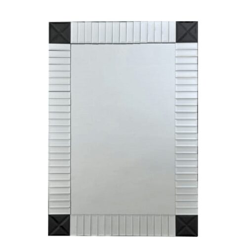 Oglinda de perete argintiu negru ELISON TYP 3