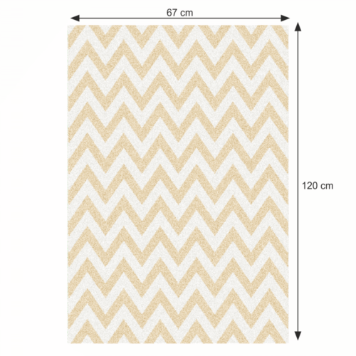 adisa typ 2 koberec bezovo biely vzor 67 120 cm rozmery