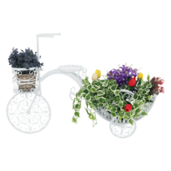 alento bicykel kvetinac biely 06