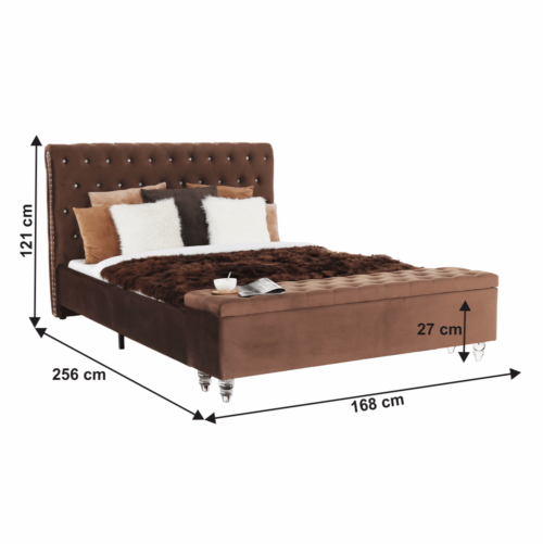 angala postel 160x200 hneda hlavna koty
