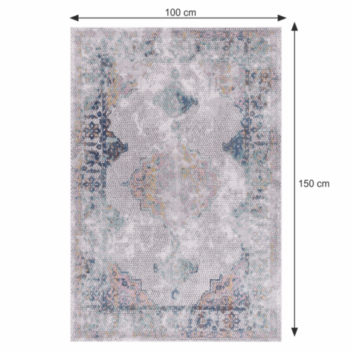azumi koberec farebny vzor 100 150 cm rozmery