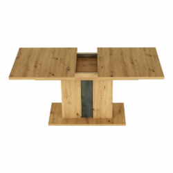 eridan jedalensky rozkladaci stol dub artisan sivy beton 13