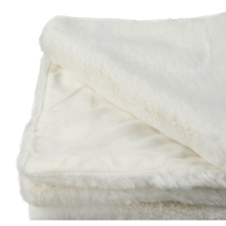 kozusinova deka rabita biela druha strana