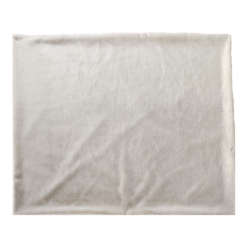 kozusinova deka rabita biela rozlozena