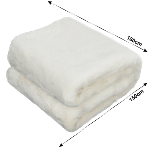 kozusinova deka rabita biela rozmery