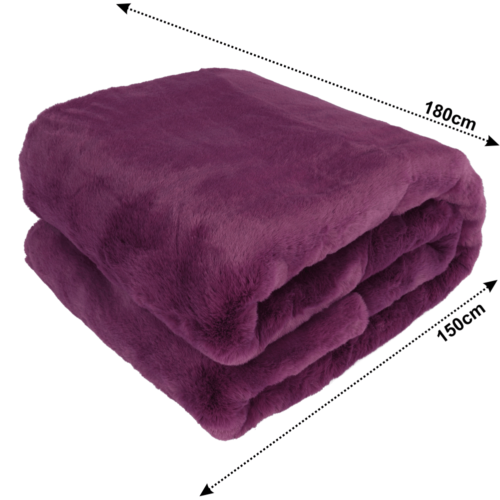 kozusinova deka rabita fialova rozmery