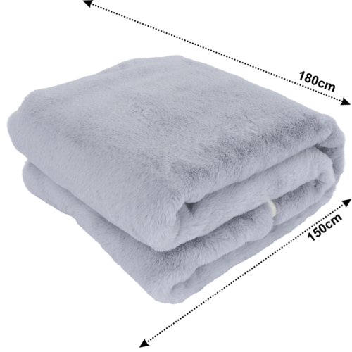 kozusinova deka rabita siva rozmery