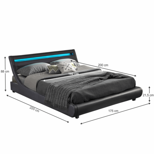 manzelska postel cierna 160 felina koty