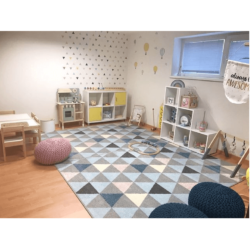 petal koberec v detskej izbe