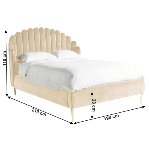 postel bezova zlata 190x200 01