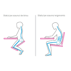 scaunul ergonomic