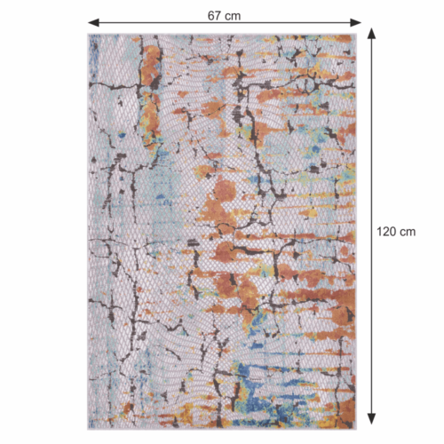 tareok koberec farebny vzor 67 120 cm rozmery