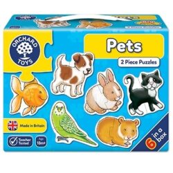 Set 6 puzzle Animale de companie (2 piese) PETS