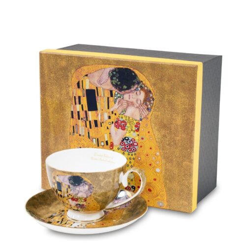Set cana si farfurie Gustav Klimt