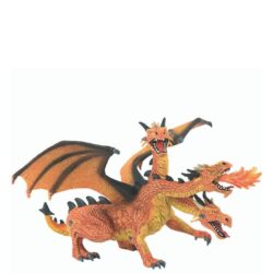 Dragon orange cu 3 capete
