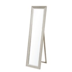 Oglinda de podea argintiu cu picior 167-170x45x49 cm