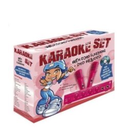 Karaoke Studio PRO Pink 2 microfoane