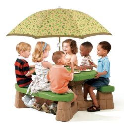 Masa picnic, cu umbrela Varianta Recolor
