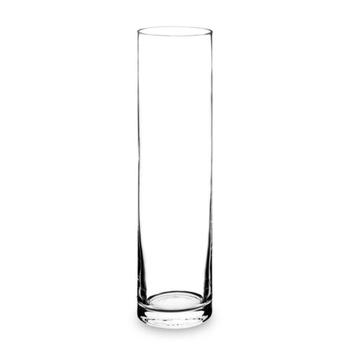 Vaza de sticla transparenta 30x8x8 cm