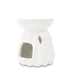 Aromatizor ceramica alb 12x10 cm