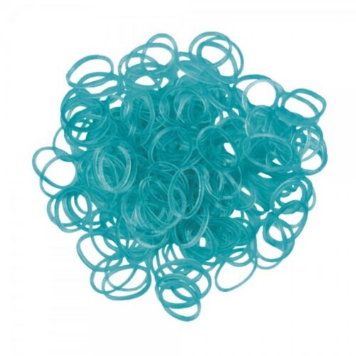 Elastice Rainbow Loom Jelly Turcoaz 600 buc