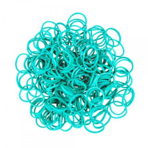 Elastice Rainbow Loom Standard Teal 600 buc