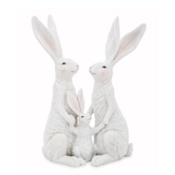 Figurina iepuri familie 24x17.5x8.5 cm