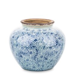 Vaza ceramica albastru 16.5x20 cm