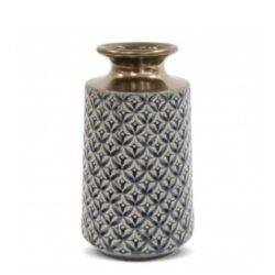 Vaza ceramica gri bronz 28x15.5 cm
