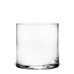 Vaza de sticla cilindru 15x15 cm