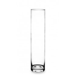 Vaza de sticla cilindru 40x9x9 cm